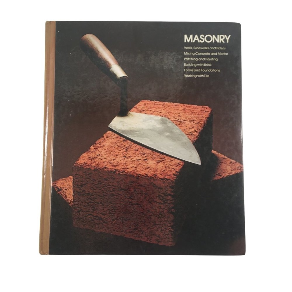 Time Life Home Repair Antique Book Masonry